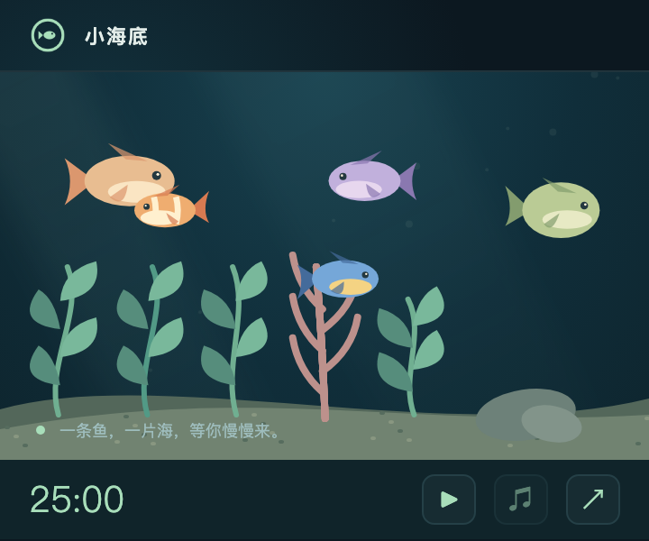 桌面挂件模式。